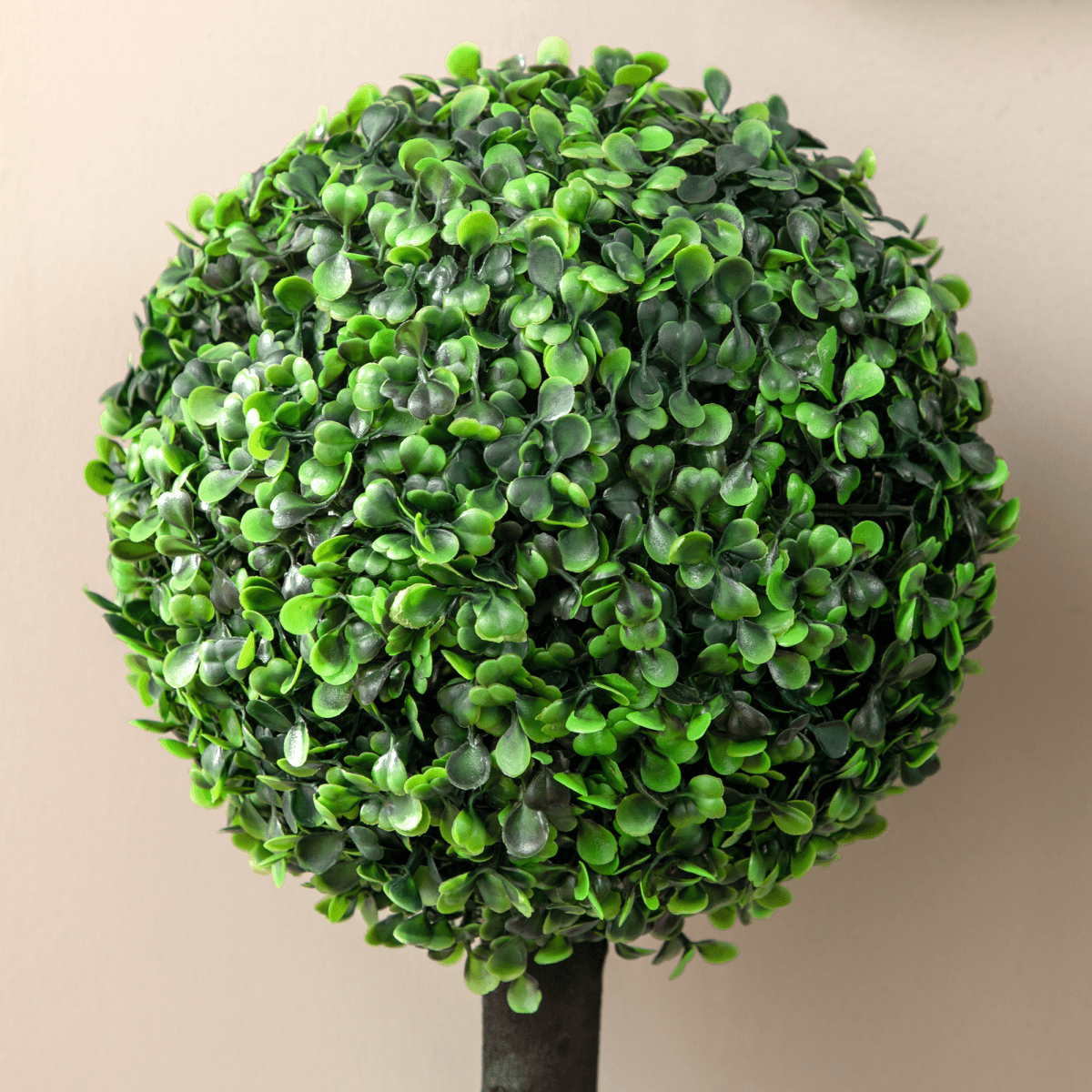 Set of 2 Potted Artificial Plants - Boxwood Ball Trees - Outdoor - 60cm - AKGOmniShop