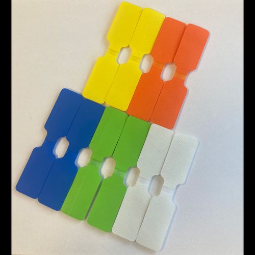 10-Pack Cable Label Set for Quick, Clear Cable IDs