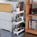 All-in-One Rolling Storage Cart for Home Organization