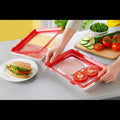 Stretch Lid Food Storage Tray Set of 2 A202178