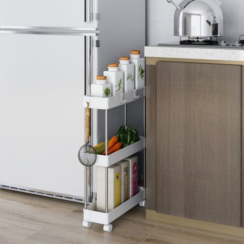 All-in-One Rolling Storage Cart for Home Organization